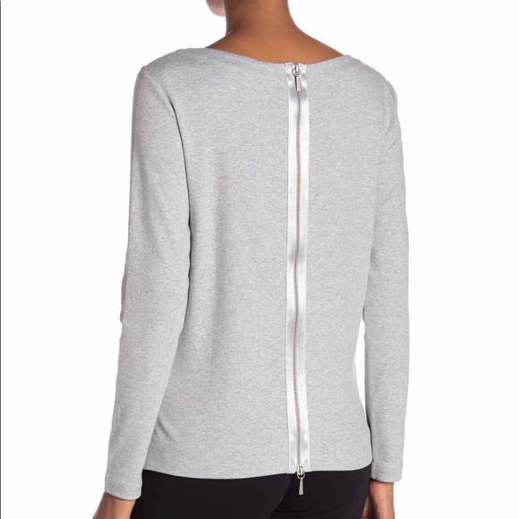 (XL) Joan Vass sequined boat neck top - Picture 2 of 2